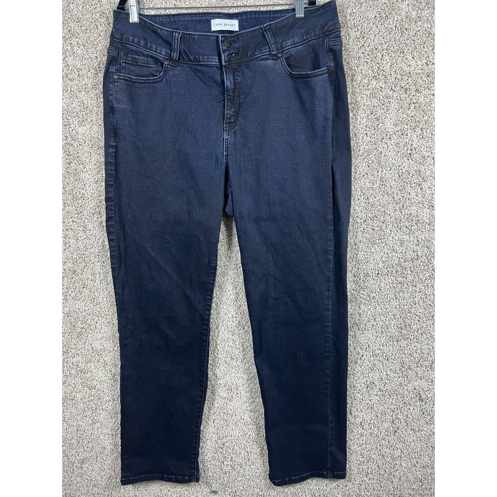 Lane Bryant Jeans Women's 18 Skinny Blue High-Rise Denim Pants - Picture 1 of 9